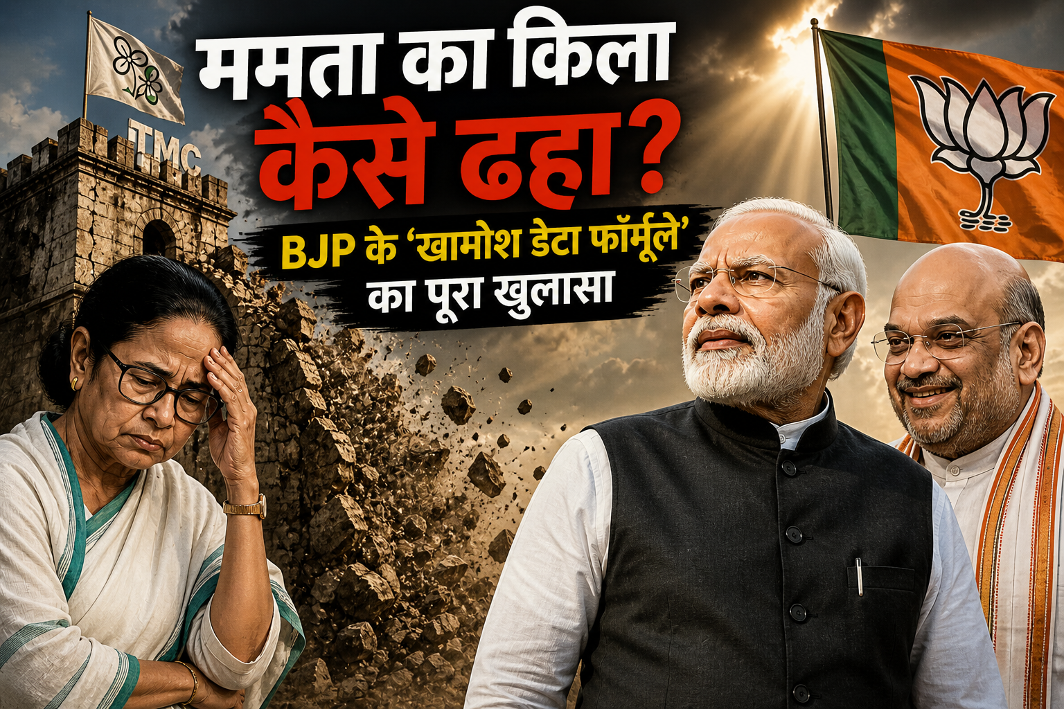 ममता का किला कैसे ढहा? BJP के ‘खामोश डेटा फॉर्मूले’ का खुलासा